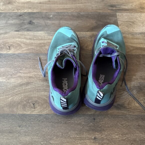 Hoka One One Challenger Hiking Women's Size 9 Teal Athletic Running Shoes Walk - Picture 3 of 6